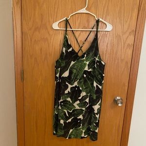 Topshop tropical print summer dress